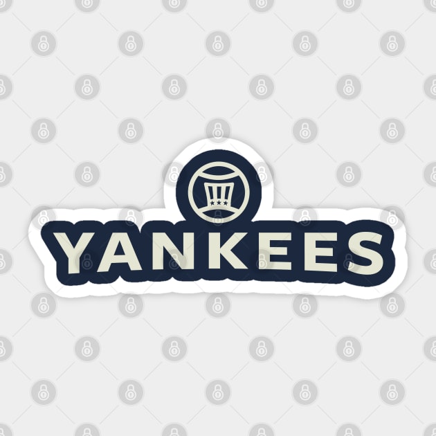 New York Yankees by Buck Tee Sticker by Buck Tee